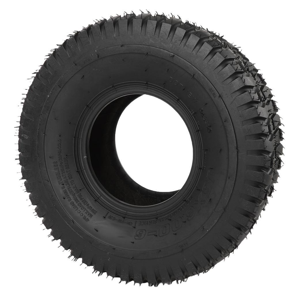 15x6.00 6 Бескамерная шина, вакуумная, нескользящая и взрывозащищенная, для тележки газонокосилки, садового трактора, тачки с 6-дюймовым ободом