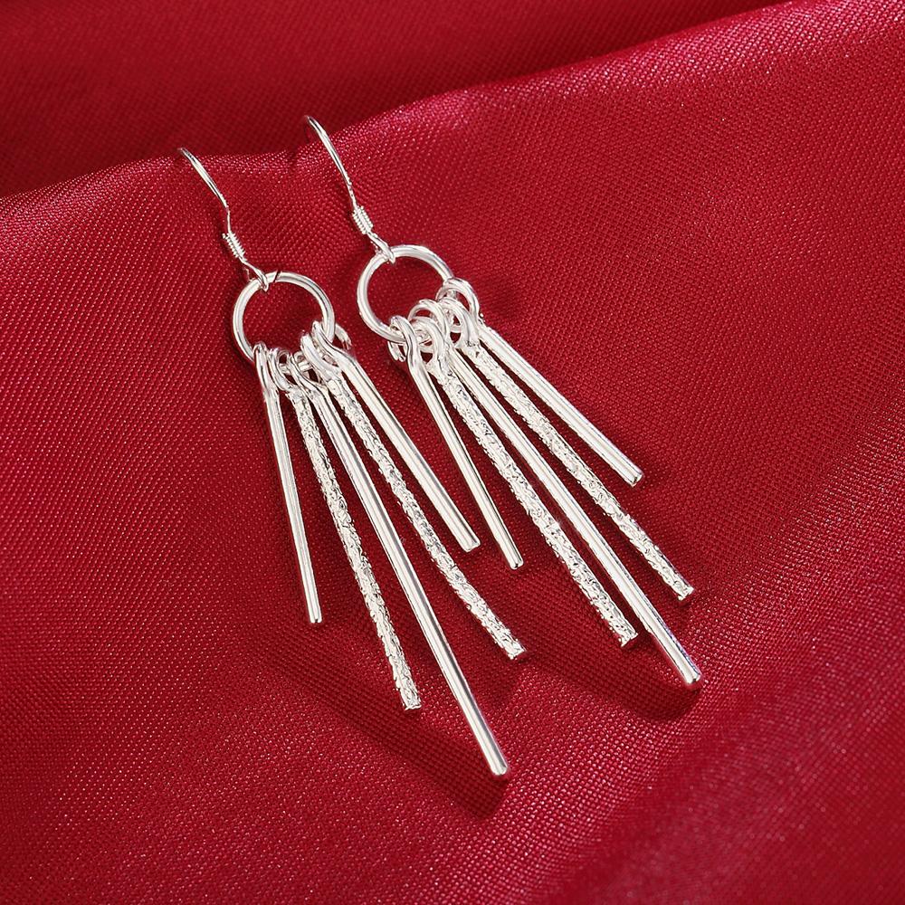 Ювелирные наборы из стерлингового серебра 925 пробы для женщин, изысканные классические серьги-гвоздики, ожерелье 18 дюймов, модные вечерние, свадебные, рождественские подарки