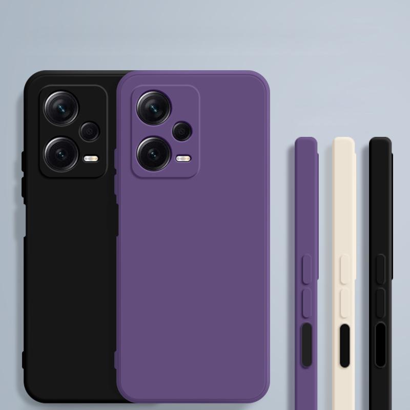 Для Redmi Note 12 Pro Plus Чехол Квадратный Жидкий Силиконовый Чехол Для Телефона Для Xiaomi Redmi Note 12 Note12 Pro Plus 5G Защитная Задняя Крышка