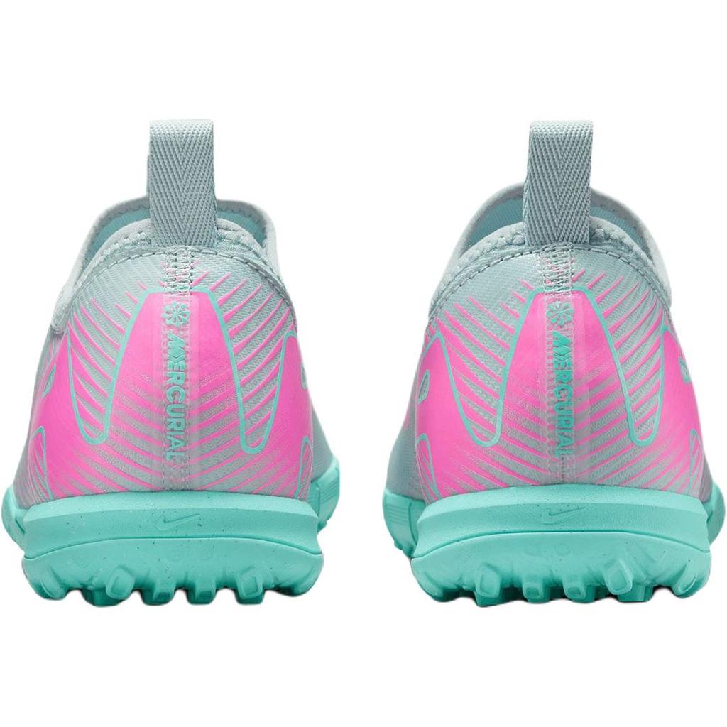 Nike Mercurial Vapor 16 Academy Zoom Удобные Мягкие Прочные Низкие Футбольные Бутсы Детские кроссовки Серо-зеленые Фиолетовые FQ8284-301