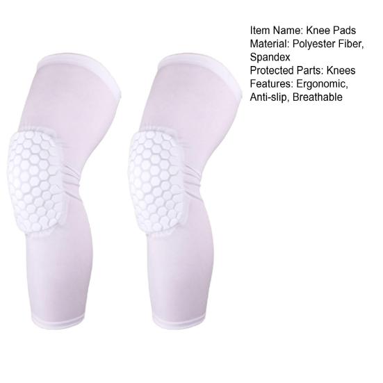 Наколенники компрессионные мягкие длинные рукава для защиты колена для баскетбола