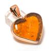 Балтийский янтарь драгоценный камень медь ювелирный кулон 1,77"