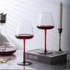 2pcs European Style Crystal Red Wine Glasses Hand-blown Red Wine Cup Champagne Goblet Hotel