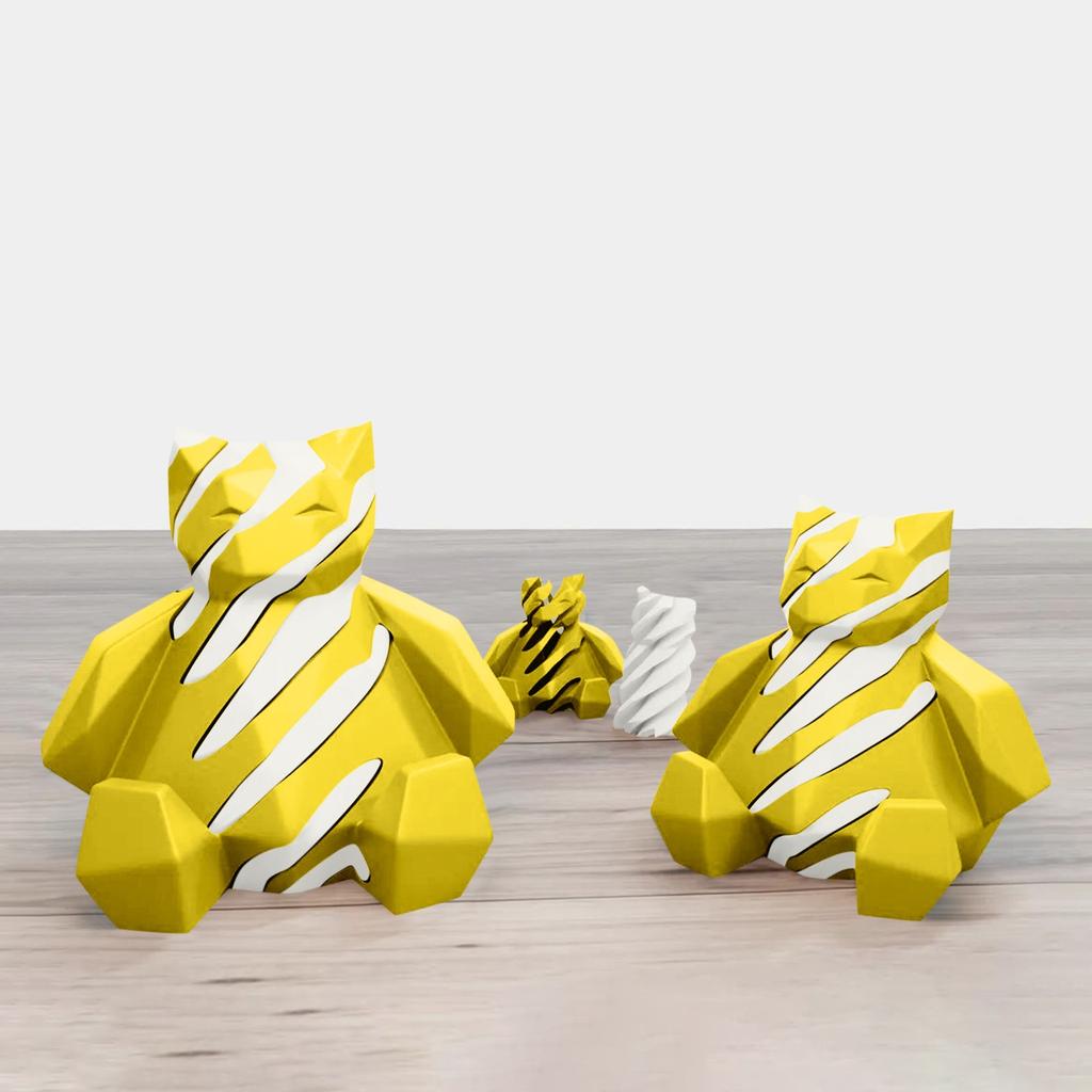 3D-печатная игрушка для декомпрессии, вращающаяся спиральная проникающая скульптура для снятия стресса и беспокойства