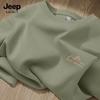 JEEP SPIRIT Men's 2025 Round Neck Loose Fit Sweatshirt