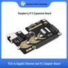 Адаптер Gigabit Ethernet для Raspberry Pi 5 с разъемом PCIe и платой расширения M.2 NVMe.