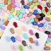 Капающий сплав цвет милое печенье большая рыба свободные бусины DIY сквозное отверстие бисерный браслет ожерелье аксессуары для волос аксессуары