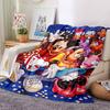 Mickey Friends Celebration Flannel Blanket Super Soft Warm Cozy Blanket For Sofa Bed Office Travel Allseason Home Decor Gift