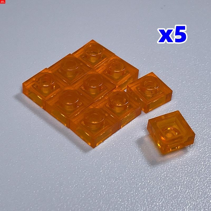 Нетоксичные 50 шт. Moc Кирпичики 3024 Прозрачный Белый Синий Пластина 1X1 DIY Аксессуары Образовательные Строительные Блоки Фигурка Подарок для Детей