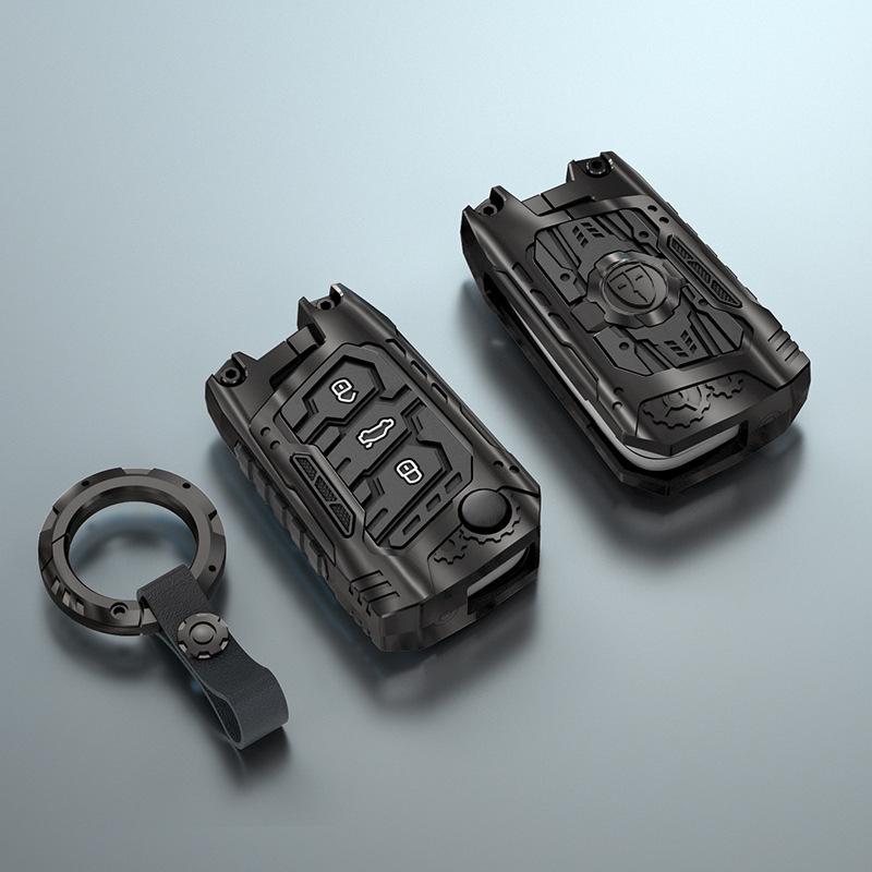 Чехол для ключей в стиле меха для Volkswagen Sagitar/Passat/Lavida - Подарок на Новый год 2024