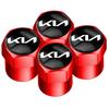 4Pcs Auto Metal Wheel Tire Valve Caps Stem Case For KIA Rio Ceed Sportage Cerato Soul Sorento Picanto Optima Car Accessories EB6