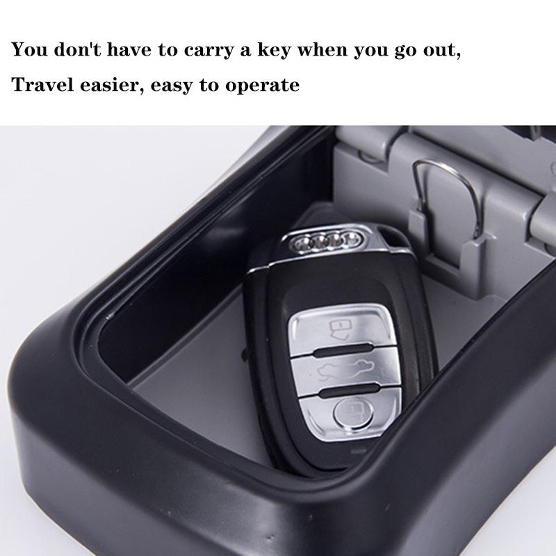 Metal Key Storage Box With Password Lock For Home Office Use