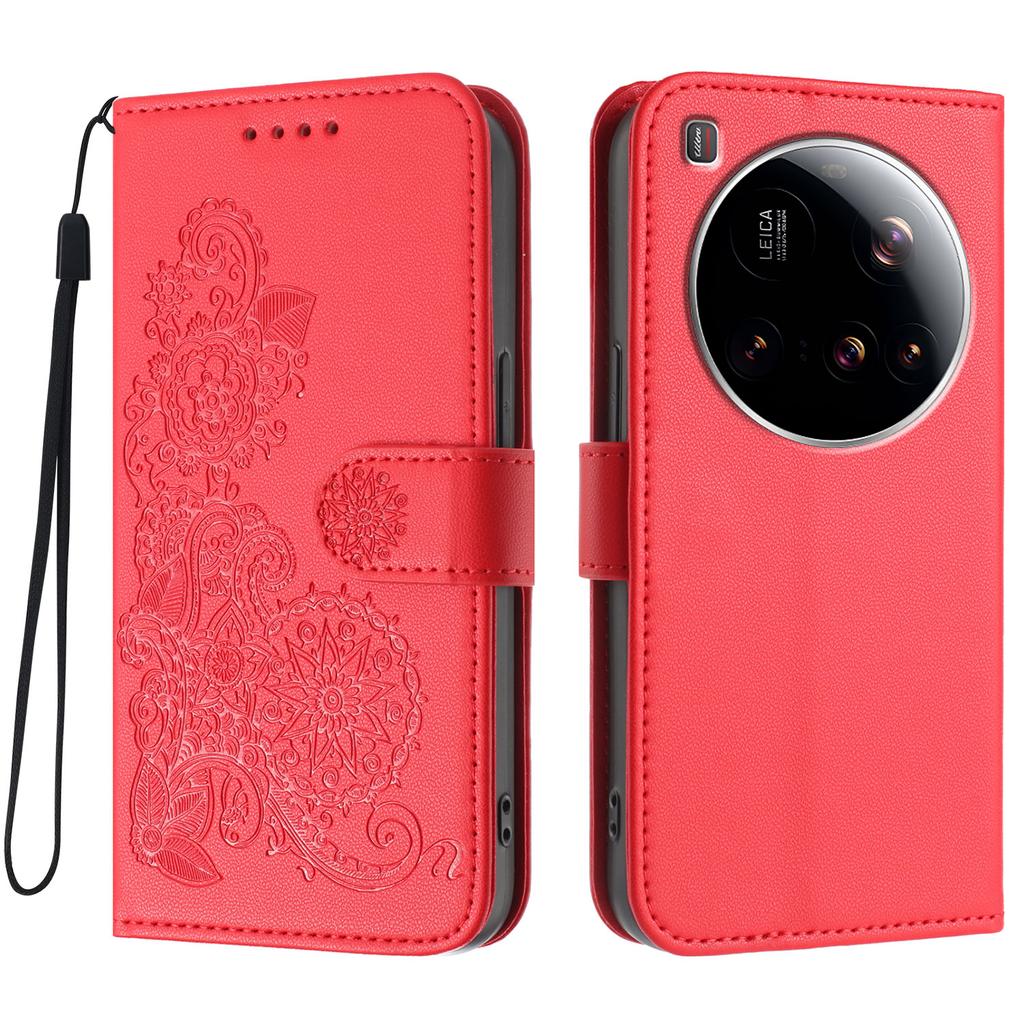 For Xiaomi 15 Ultra Phone Cases Mandala Flower Leather Wallet Mobile Cover with Strap