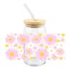 UV DTF Transfer Crystal Stickers: Summer Floral & Fruit Designs for DIY Glass Decor, Waterproof & Heat Resistant