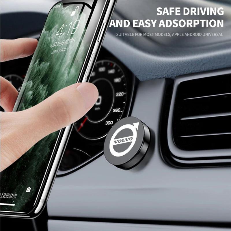 new Magnetic Car Phone Holder Air Vent Magnet Smartphone Mobile Stand Cell GPS Support For Volvo XC40 XC60 V60 V40 XC90 V50 S60