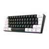 Wired Mechanical Gaming Keyboard RGB Light Design 61 Keys Compact Design Lightweight Computer Keyboard