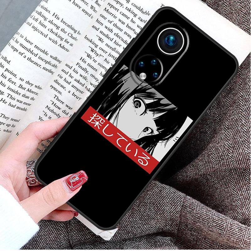 Эстетичный чехол в стиле японского аниме для Honor Magic 8 6 7 Lite Honor 400 200 Pro 50 70 90 X8c X8b X9a X9c X9b X9d Win Cover