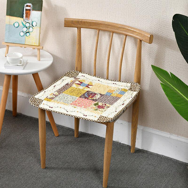 Подушка для стула с завязками, подушка для стула, фермерский дом, цветочное кухонное обеденное сиденье G