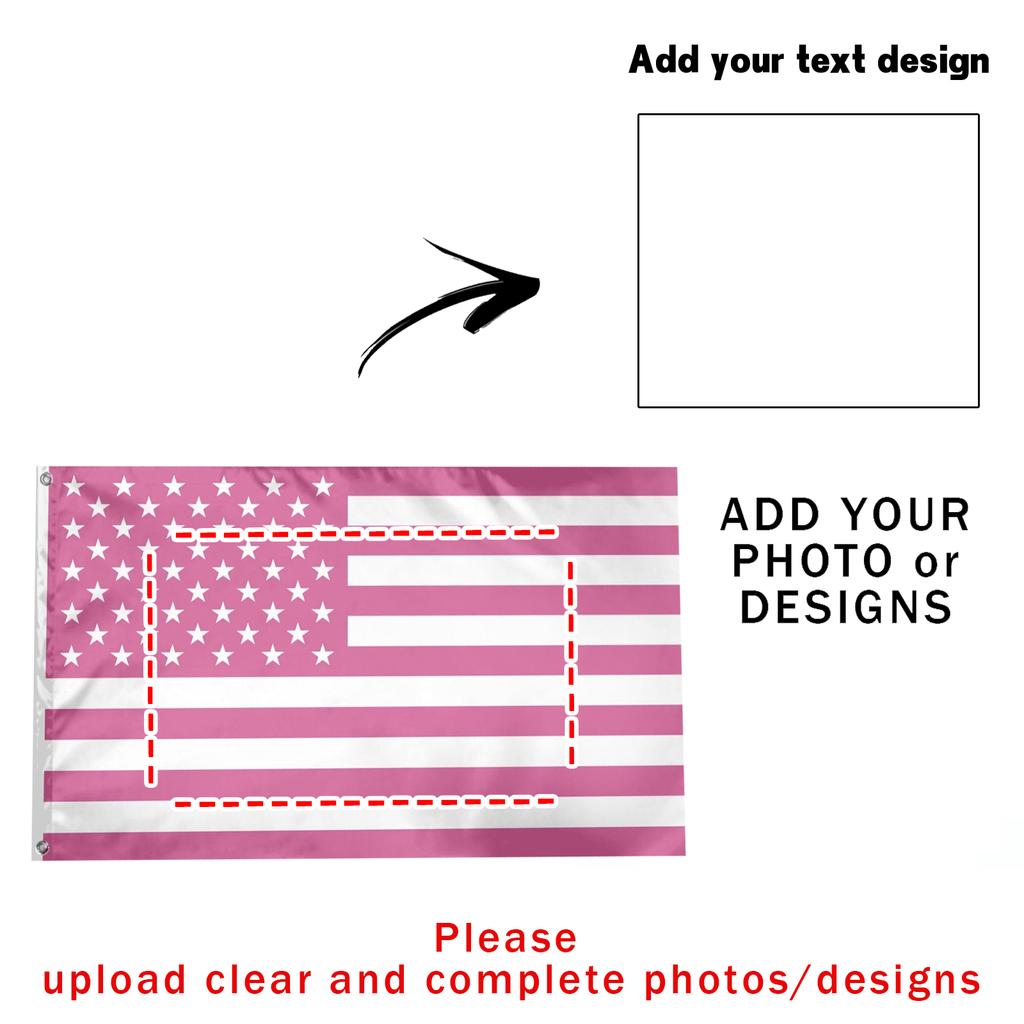 Персонализированный флаг Заказной американский флаг 2x3 фута Дизайн Ваше изображение Веселый гобелен Постер Для украшения общежития, гостиной, спальни