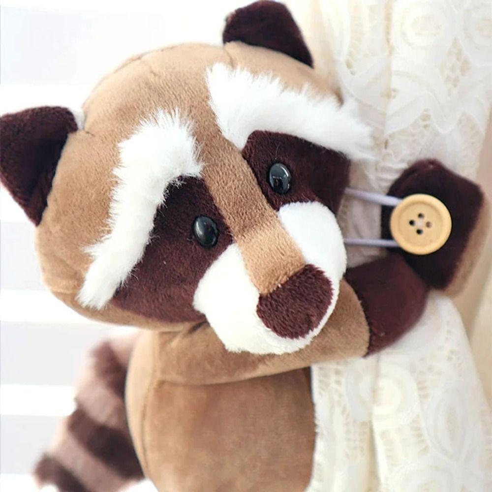 Плюшевые животные подхваты для штор Животные джунглей и леса Подхваты для штор Держатели Крючки