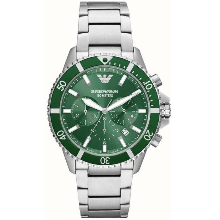 Montre - Acier Vert - Emporio Armani - AR11500