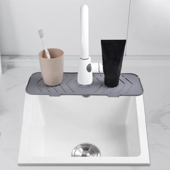 Брызгозащищенный складной коврик для смесителя, многоразовый устойчивый к разрыву слив TPR, лоток для дозатора мыла, сушилка для раковины для отеля