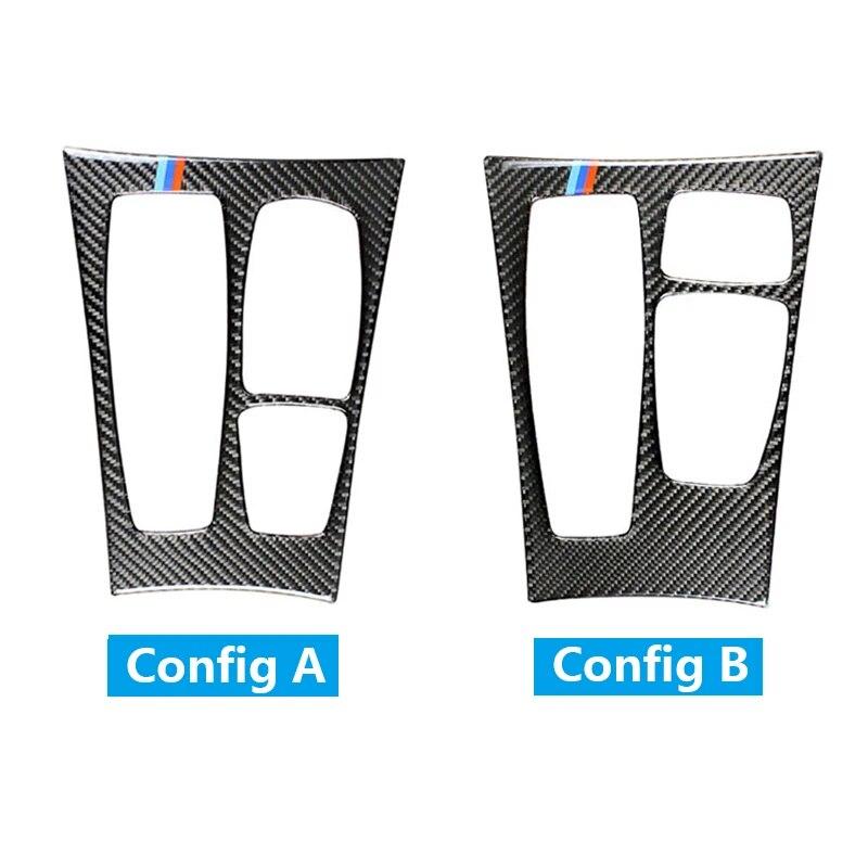 Углеродное волокно, центр управления автомобилем, панель переключения передач, наклейка, украшение, аксессуары для интерьера для BMW X5 E70 X6 E71 2008-2013