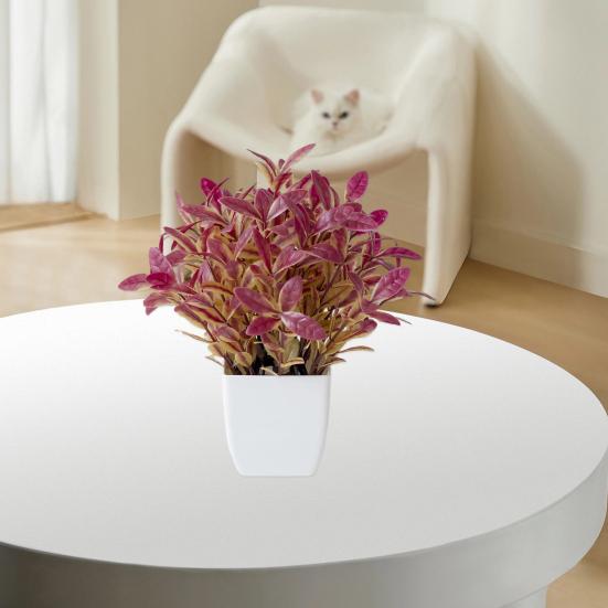 Привлекательные зеленые мини-орнаменты тонкой работы бонсай