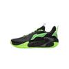 Li Ning Kids Wind Shadow 2.0 Simple Fashion Versatile Classic Basketball Shoes Kids Basketball Shoes Black Fluorescent-Green YKBV032-11