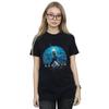 DC Comics Womens/Ladies Aquaman Circle Poster Cotton Boyfriend T-Shirt