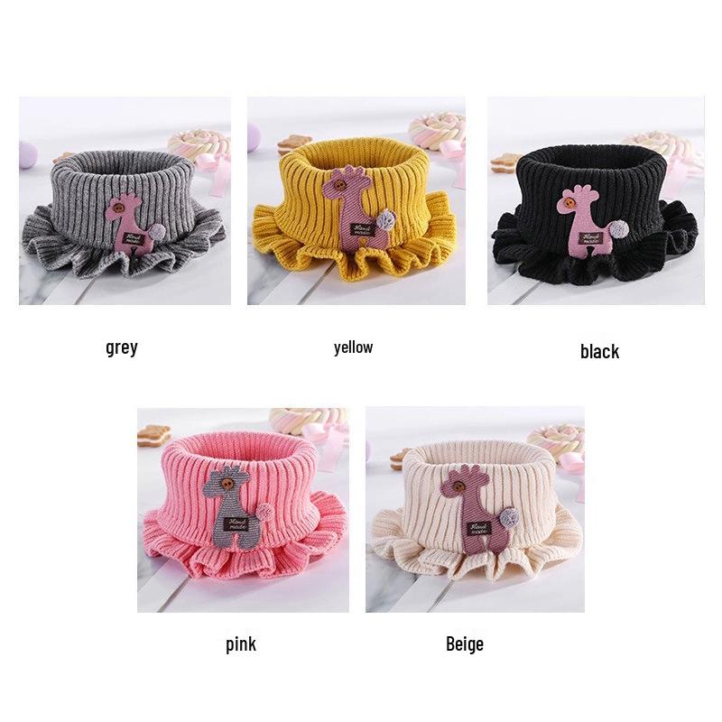 Новое поступление: Детский толстый вязаный шарф-манишка для осени и зимы