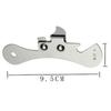 Stainless Steel Manual Can Opener Comfort Good Grip Tin Jar Bottle Cans Opener