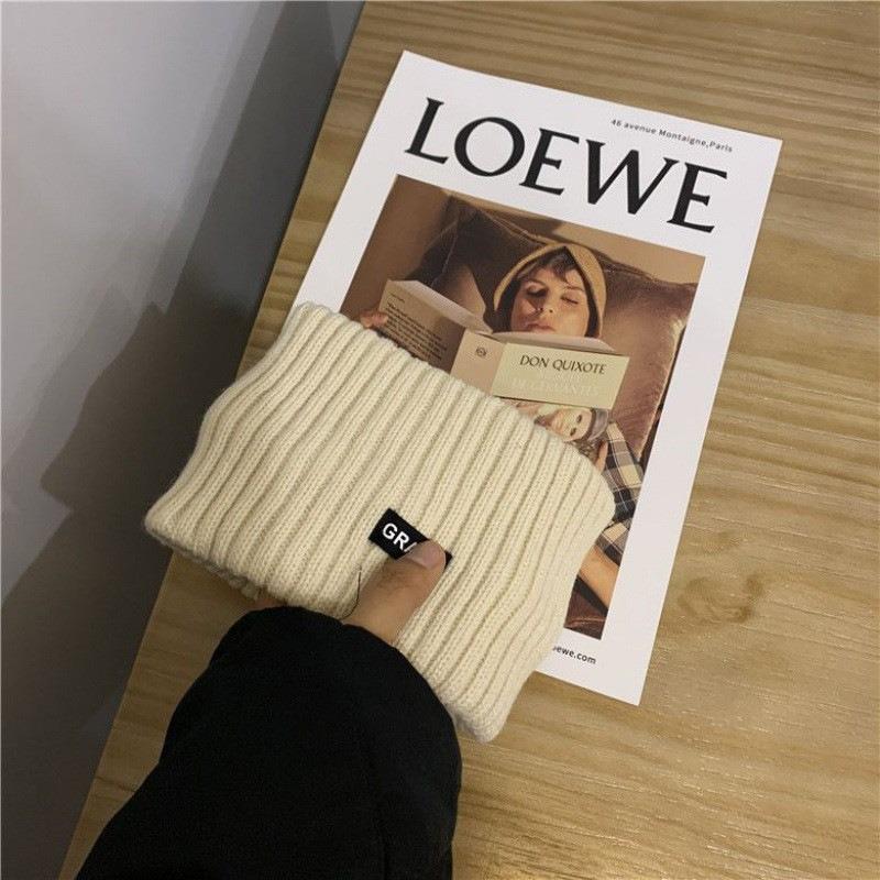 Теплая универсальная шапка с медвежьими ушками и шарфом, женская зимняя ветрозащитная плюшевая утолщенная плюшевая шапка-шарф