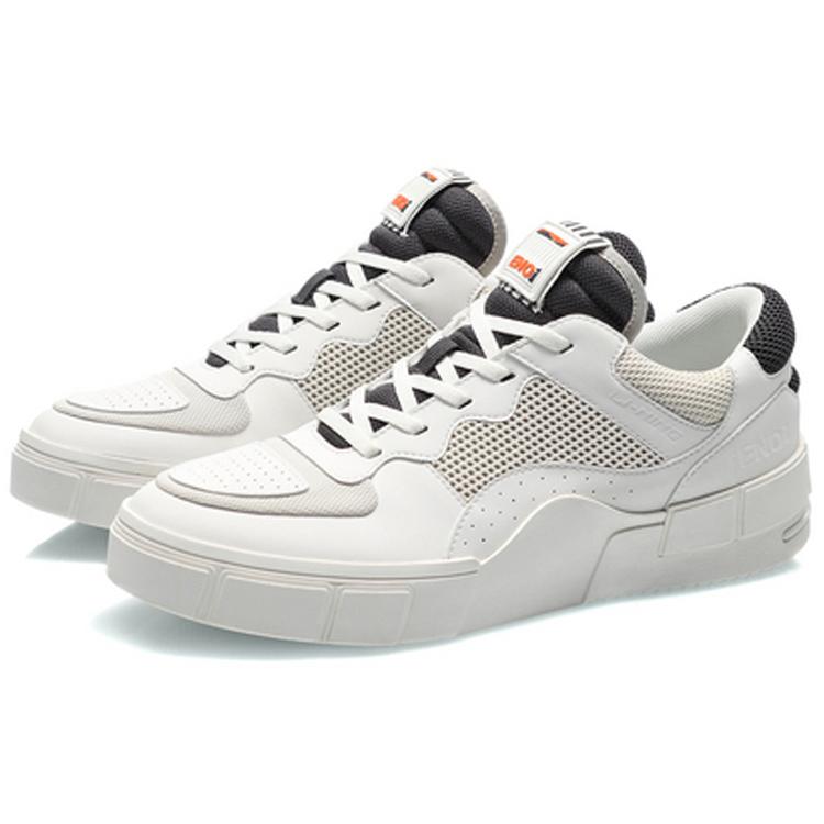 Li Ning CF The One Низкие Кеды для Скейтбординга Мужские Белый Туман AGCQ437-1