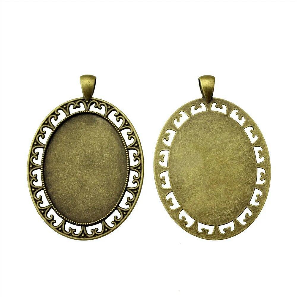 Подходит для овального 20X30 мм 25X35 мм стеклянного кабошона, основа для установки лотка, компоненты, автомобильные аксессуары, подарочные украшения и аксессуары