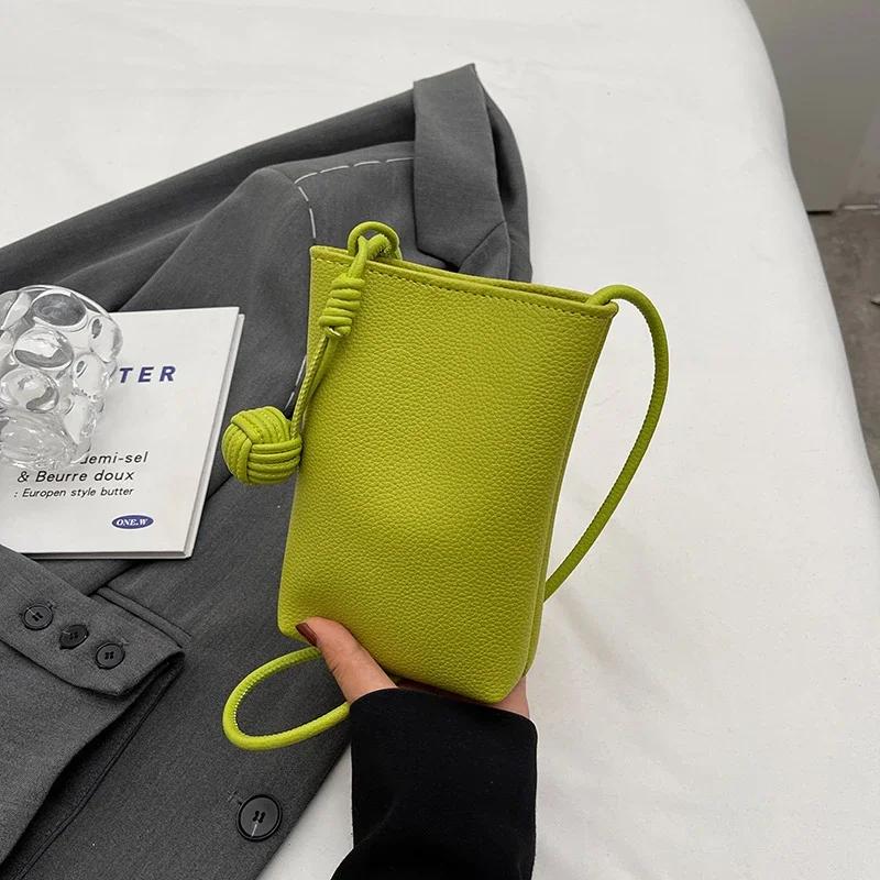 Горячая Распродажа Однотонные ПУ Мини Женские Сумки Через Плечо Новые Универсальные Сумки Для Мобильных Телефонов Кошельки Женские Сумки Через Плечо
