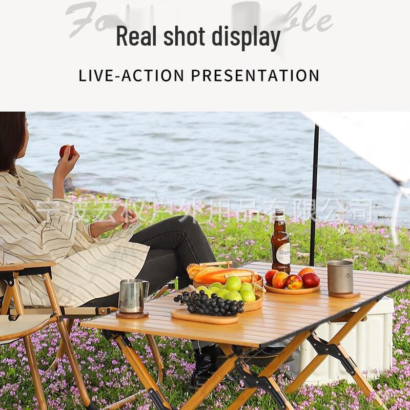 Portable Outdoor Camping Roll-Up Table