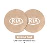 BBED7 Car Suede Coaster Anti-Slip Water Cup Pad Bottle Holder Mat Accessories For KIA Ceed Sportage Rio K2 Optima Cerato Proceed Venga