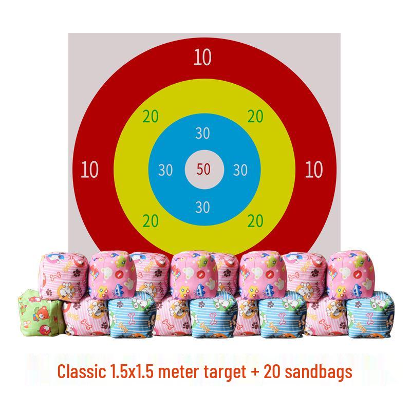 Мишень для метания мешков с песком: Веселая игра на свежем воздухе для тимбилдинга в детском саду