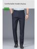 Men's Summer Business Casual Ice Silk Straight-Leg Trousers