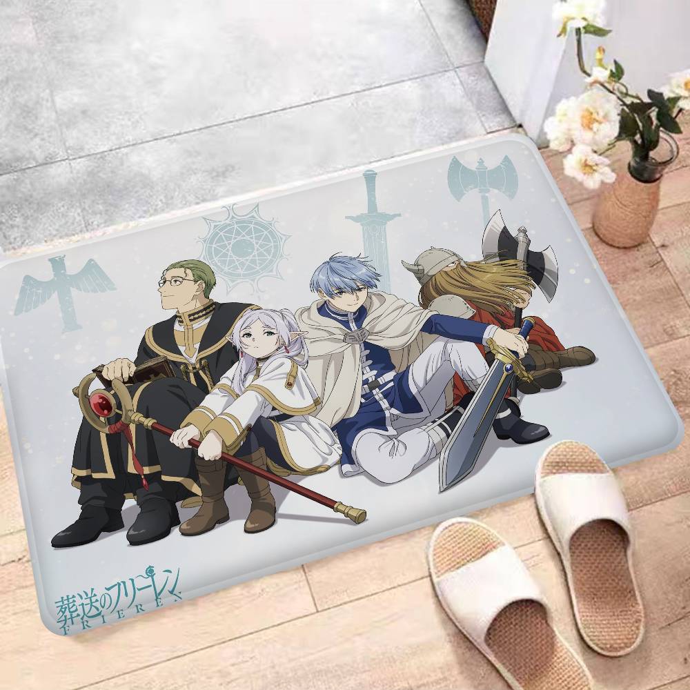 Аниме Фрирен Коврик для входной двери Скандинавский стиль Спальня Гостиная Придверный коврик Дом Балкон Противоскользящий Современный домашний декор