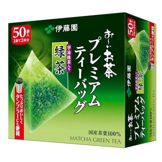 Ito En Oi Ocha Premium Tea Bags Uji Matcha Green 1.8g 50