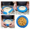 Silicone Pie Crust Shields Adjustable 8.5-11.4 Inch Pizza Edge Guard Reusable Baking Protector for Perfect Pie Edges