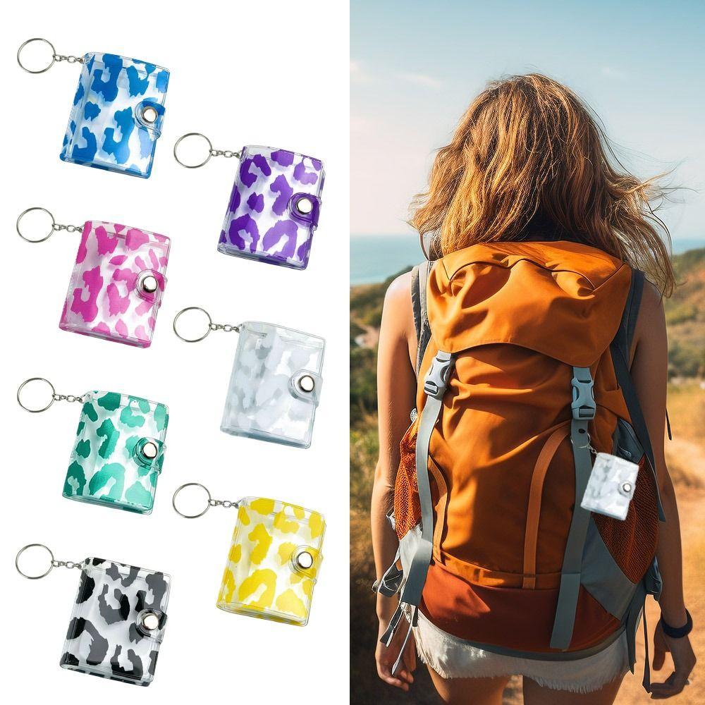 2 Inch Mini Photo Album Snap Button Design Name Card Book Mini Photo Card Holder