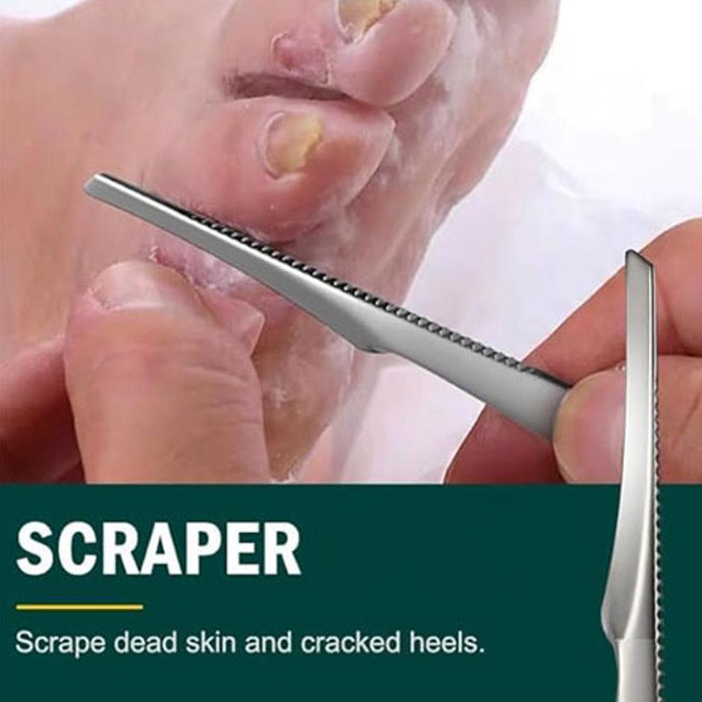 3/2/1 шт. нож для педикюра ног инструменты стальной нож для удаления кожи скребок маникюрный скребок V4W1