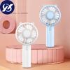 Портативный ручной вентилятор Небольшой охлаждающий вентилятор Перезаряжаемый через USB ресницы Бесшумный охладитель Ручной вентилятор Мини-USB перезаряжаемый стол