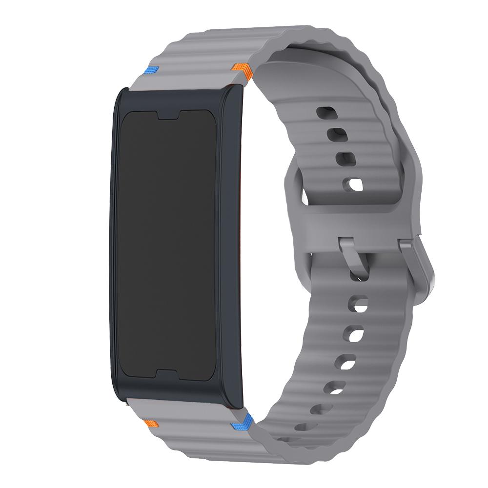 22 мм дышащий ремешок, совместимый с Amazfit Helio, силиконовый, с волной и строчкой, сменный браслет, подходит для Amazfit Balance 2
