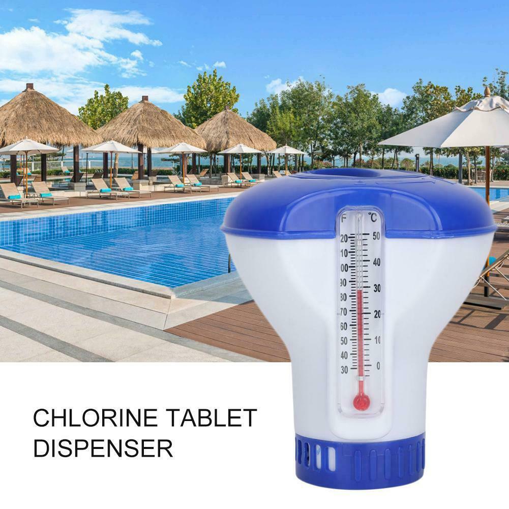 Chlorine Tablet Automatic Dispenser with Thermometer Large Capacity Tablet Dispenser for Spas and Personal Pools