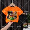 Dragons Ball Kids Clothes Set Son Goku Boy Sportswear Suit Anime Cartoon Children T Shirt Shorts 2pcs Summer Tracksuit Outfits