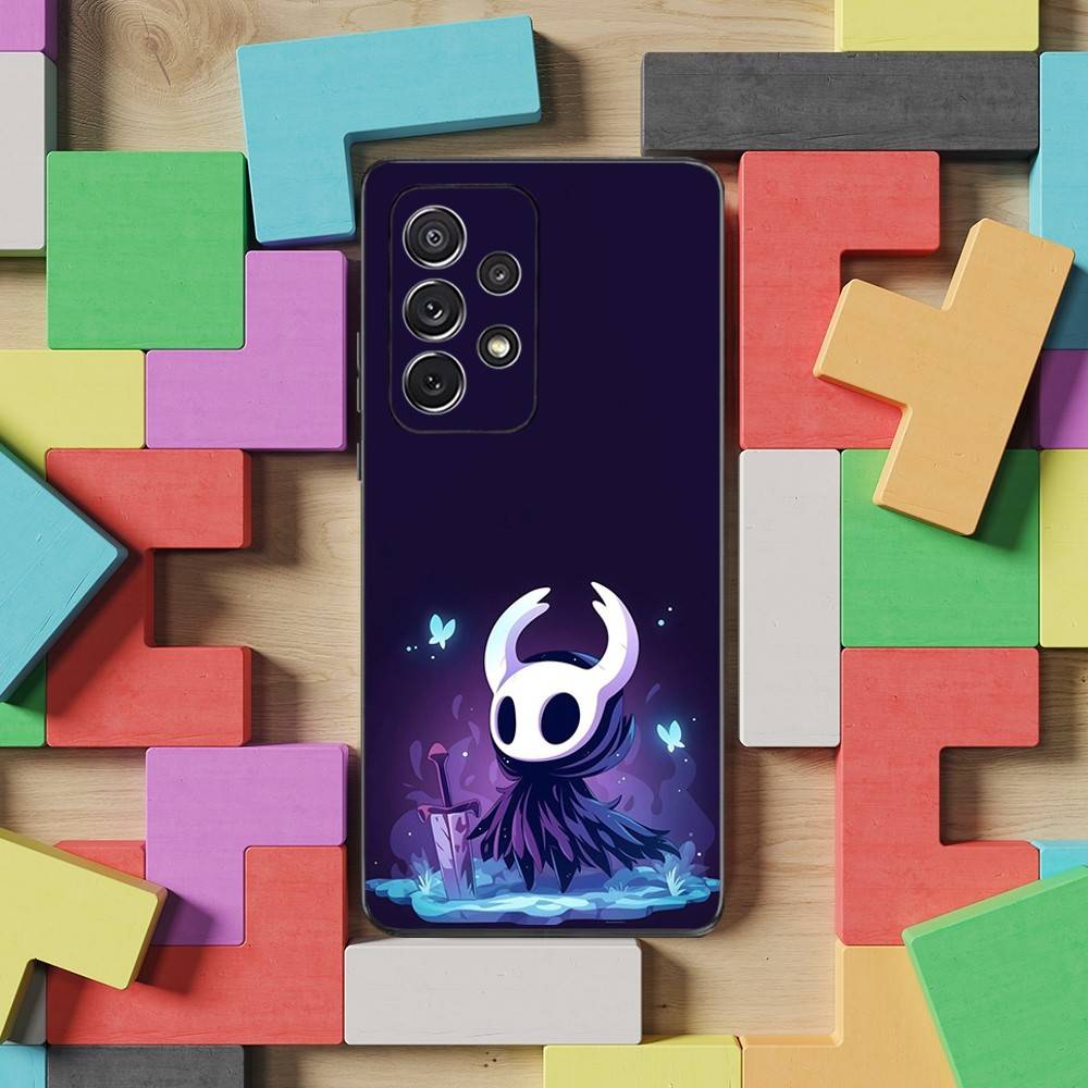 Hot H-Hollow K-Knight Game Phone Case For Samsung S25,S24,S23,S22,S21,S20,S10,Ultra,Plus,Lite,FE,Soft Silicone Black Cover